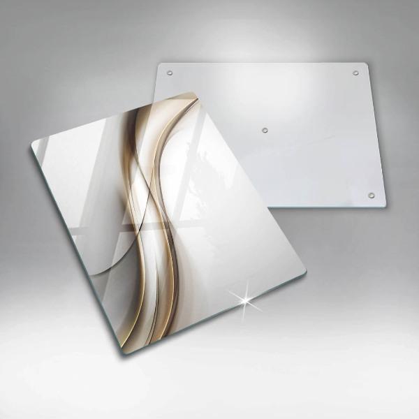 Tábua de corte Abstração de linhas suaves