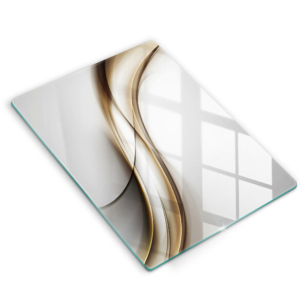 Tábua de corte Abstração de linhas suaves