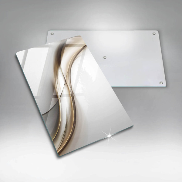 Tábua de corte Abstração de linhas suaves