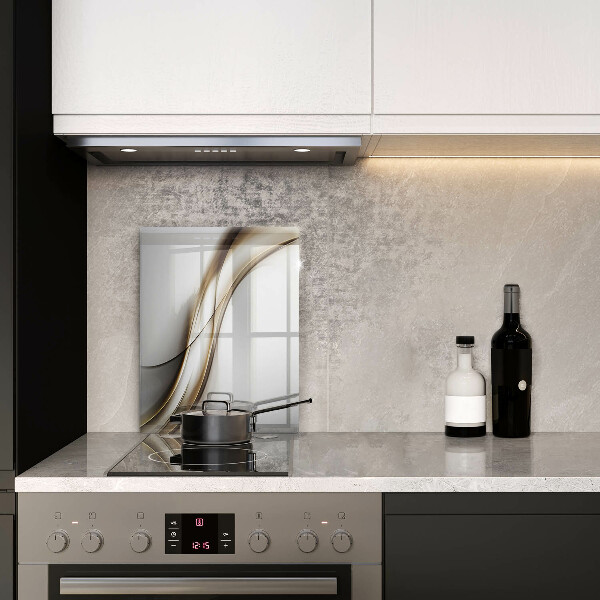 Tábua de corte Abstração de linhas suaves