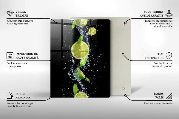 Tábua para cozinha penas de pássaros boho