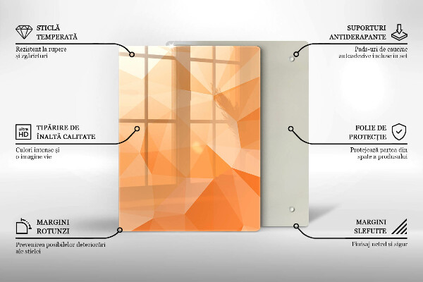 Tábua de cortar alimentos Abstração azul marinho