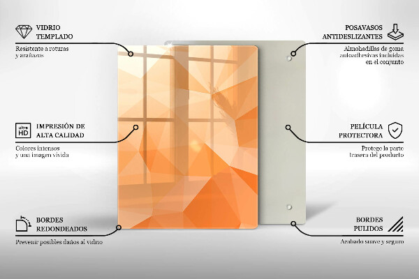 Tábua de cortar alimentos Abstração azul marinho