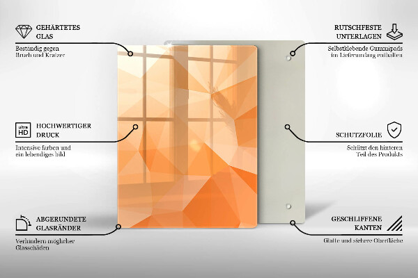 Tábua de cortar alimentos Abstração azul marinho