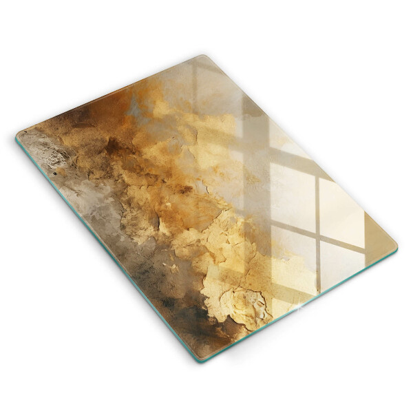 Tábua de cortar de vidro Textura rica