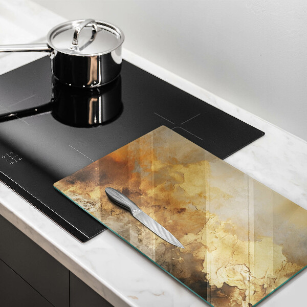 Tábua de cortar de vidro Textura rica