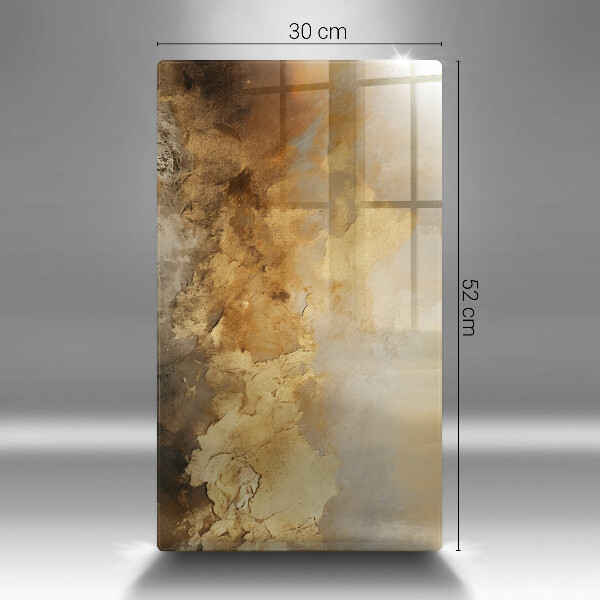 Tábua de cortar de vidro Textura rica