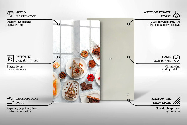 Tábua cozinha Bolos doces