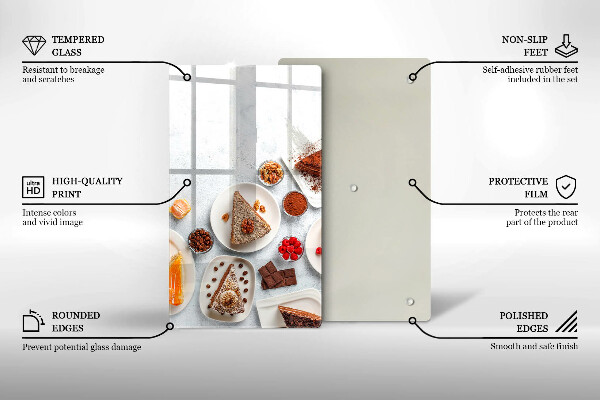 Tábua cozinha Bolos doces