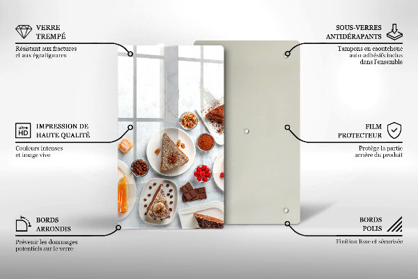 Tábua cozinha Bolos doces