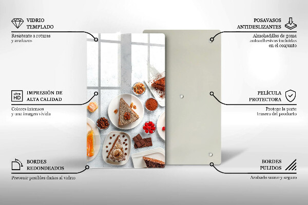 Tábua cozinha Bolos doces