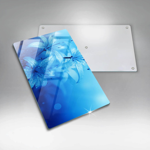 Tábua corte Flores azuis