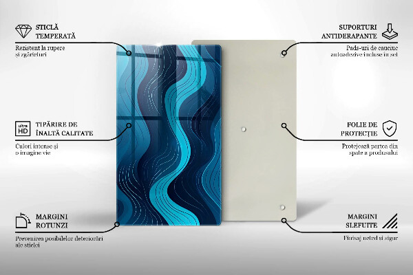 Tábua para corte Ondas abstratas