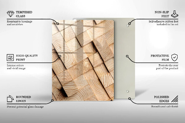 Tábua para corte Ondas abstratas