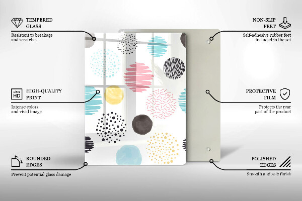 Tábua de cortar alimentos Ilustração de uma colher