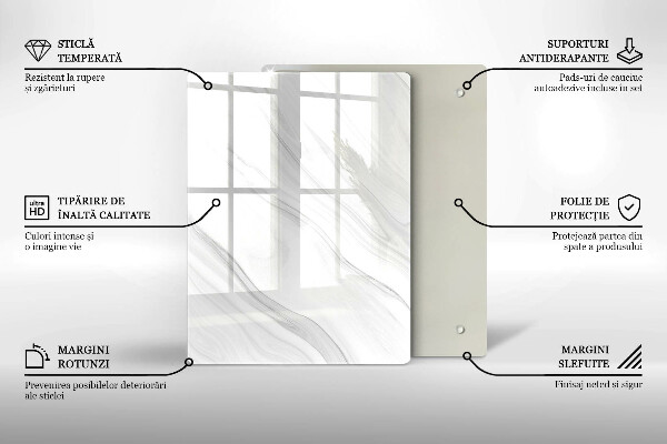 Tábua de cortar de vidro Especiarias orientais