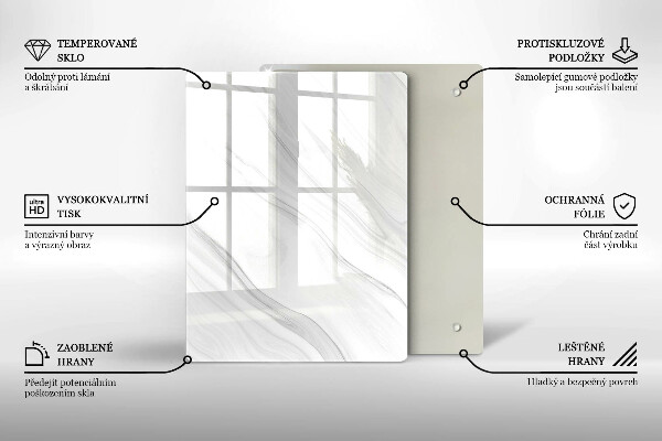 Tábua de cortar de vidro Especiarias orientais