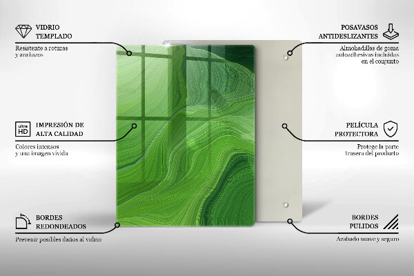 Tábua de cortar Cristais de sal