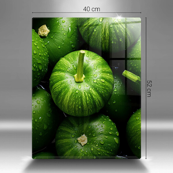 Tábua de cortar alimentos Abóboras verdes