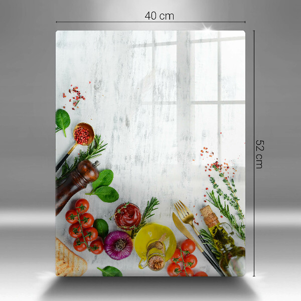 Tábua para cozinha Vegetais e especiarias