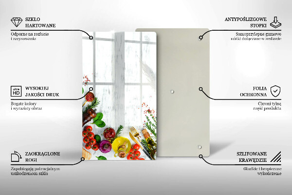 Tábua para cozinha Vegetais e especiarias