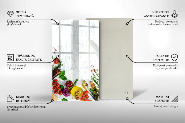 Tábua para cozinha Vegetais e especiarias