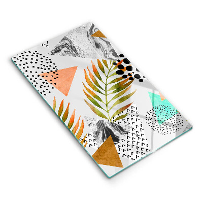 Tábua cozinha Padrão de folha Boho