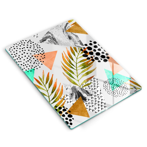 Tábua cozinha Padrão de folha Boho