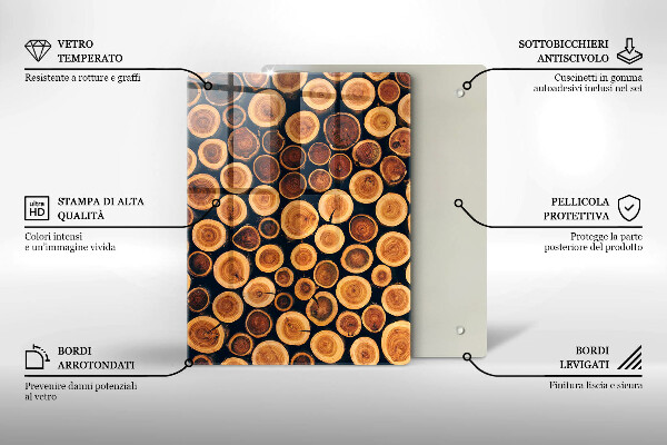 Tábua cozinha Padrão de folha Boho