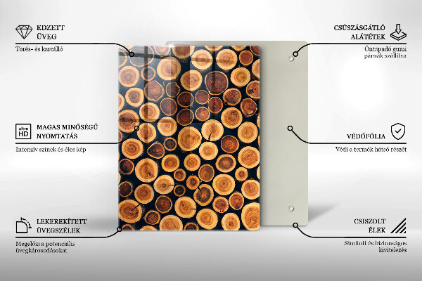 Tábua cozinha Padrão de folha Boho