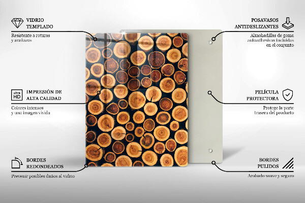 Tábua cozinha Padrão de folha Boho