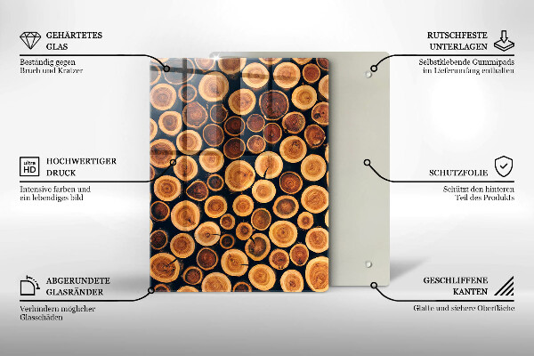 Tábua cozinha Padrão de folha Boho