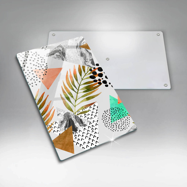 Tábua cozinha Padrão de folha Boho