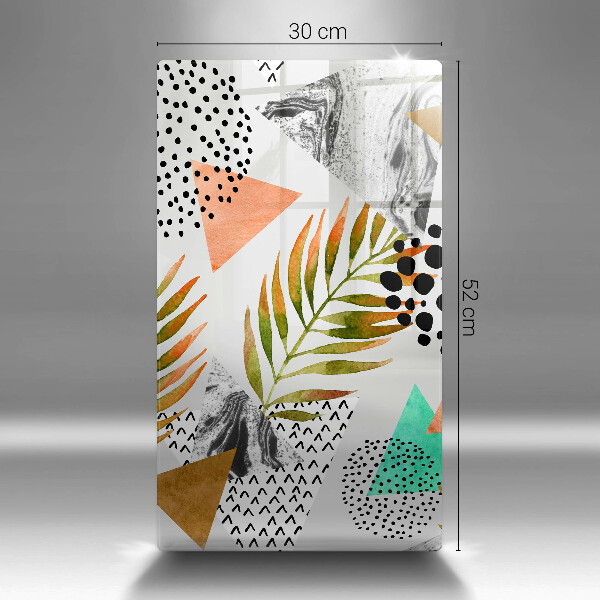 Tábua cozinha Padrão de folha Boho