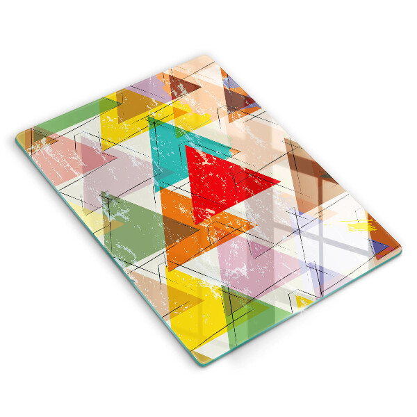 Tábua para corte Triângulos pintados