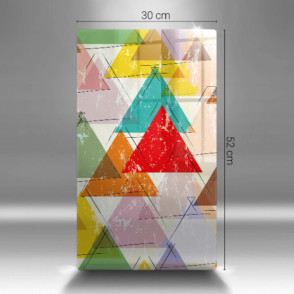 Tábua para corte Triângulos pintados