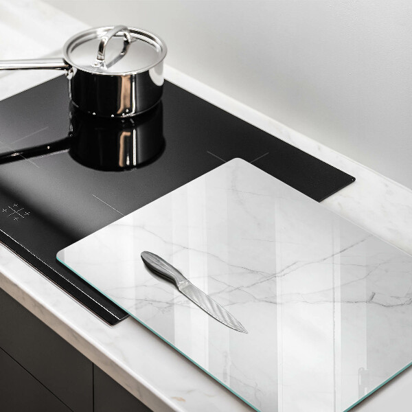 Tábua de corte Mármore branco delicado