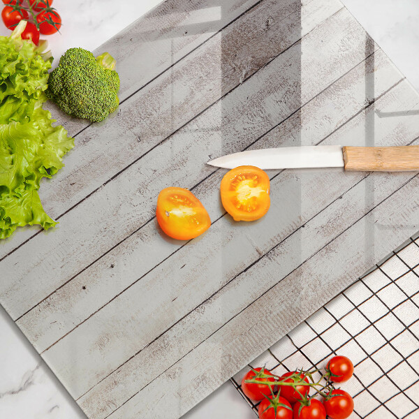 Tábua de corte de vidro Tábuas de madeira velhas