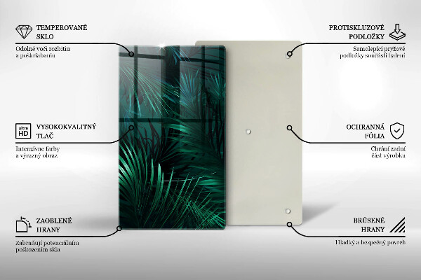 Tábua para cozinha Folhas selvagens da selva