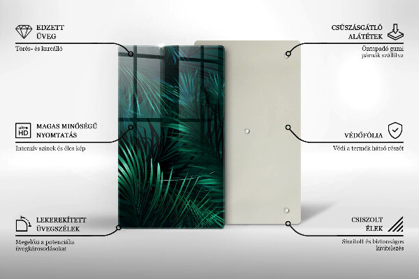 Tábua para cozinha Folhas selvagens da selva