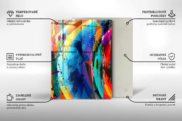 Tábua para cozinha Folhas selvagens da selva