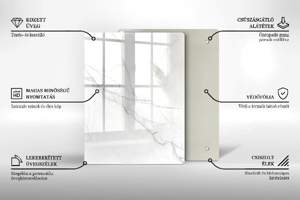 Tábua de corte Mármore pastel