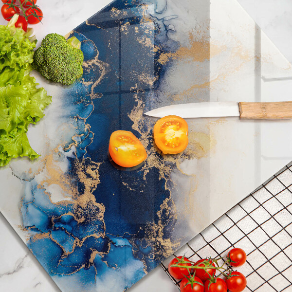 Tábua para corte Abstração com azul