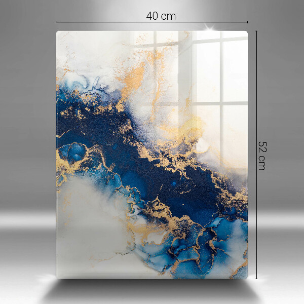 Tábua para corte Abstração com azul