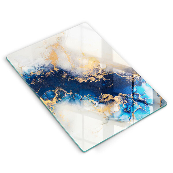 Tábua para corte Abstração com azul