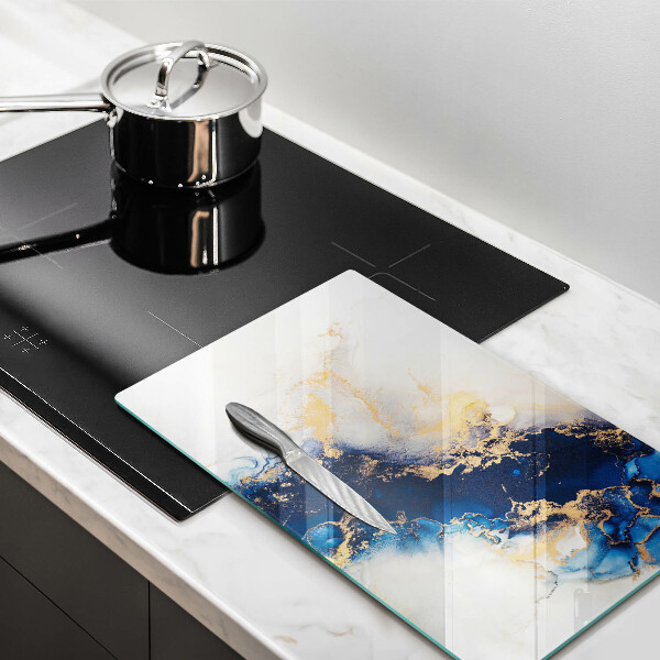 Tábua para corte Abstração com azul