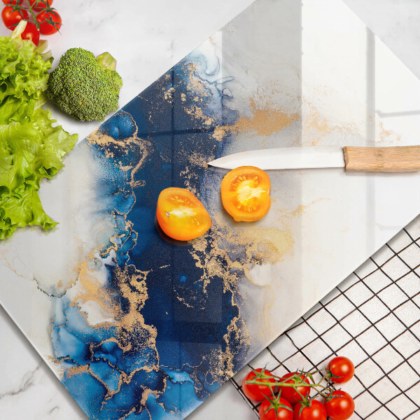 Tábua para corte Abstração com azul