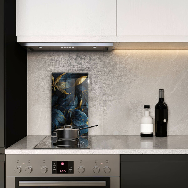 Tábua corte Folhas decorativas com ouro