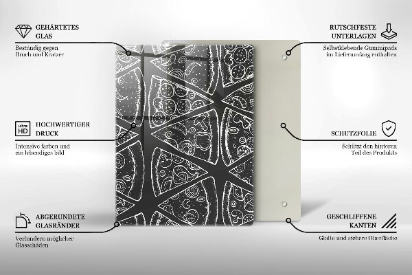 Tábua para cozinha Abstração elegante