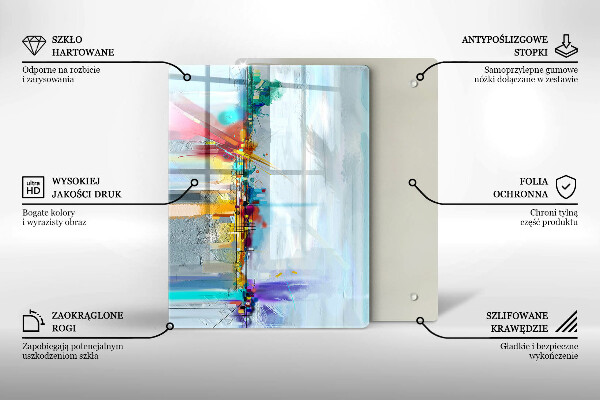 Tábua de corte Pedra decorativa com ouro
